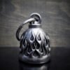 Flame - Pewter - Motorcycle Gremlin Bell - Made In USA - SKU BB22-DS