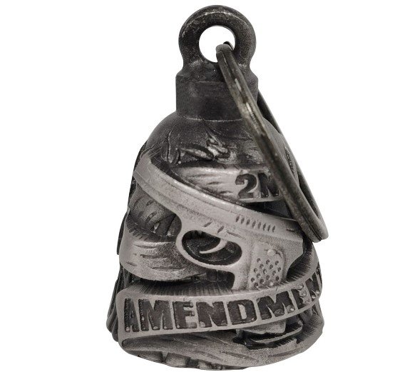 Motorcycle Ride Bell - 3D - 2nd Amendment - Spirit Bell - Gremlin - DBL7-L-DL