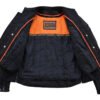 Leather Motorcycle Jacket - Men's - Biker - Up To 8XL - Racer - DS701-DS