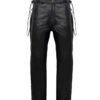 Leather Chap Pants - Men's - Side Zipper - Motorcycle - C1002-88-DL