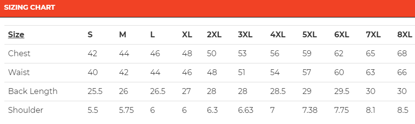 Leather Motorcycle Vest - Men's - Up To Size 8XL - Diamond Quilting - Big and Tall - DS199-DS Size Chart Leather Motorcycle Vest - Men's - Up To Size 8XL - Diamond Quilting - Big and Tall - DS199-DS Size Chart