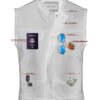 Leather Motorcycle Vest - Men's - Gun Pockets - Up To 12XL - RC189A-DS