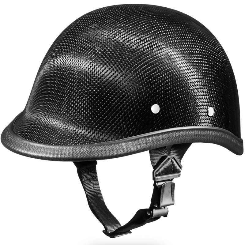 Novelty Motorcycle Helmet - Real Carbon Fiber - Jockey Polo - 2003G-DH
