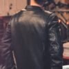 Leather Motorcycle Jacket - Men's - Black - Up To Size 8XL - Raider - FIM263CDMZ-FM