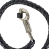 Get Back Whip - Black Leather - 42 Inches Long - Motorcycle Accessories - GBW1-11-DL