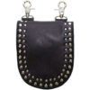 Belt Bag - Leather Purse - Studs Design - Small Handbag - BAG31-11-DL