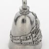 Freight Train - Pewter - Motorcycle Guardian Bell® - Made In USA - SKU GB-FREIGHT-TR-DS