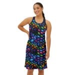 Diamond Sparkles - Multi Colors - Women's Racerback Dress (AOP)