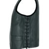 Leather Motorcycle Vest - Men's - Gun Pockets - Up To 8XL - DS122-DS