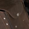 Saddlebags - Leather - Vintage Brown - Studs - Motorcycle Luggage - SD4065-STUD-BRN24-DL