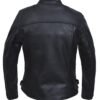 Leather Motorcycle Jacket - Women's - Lightweight - Premium - 6557-NG-UN