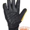 Leather Gloves - Men's - Full Finger - Knuckle Protector - Yellow - GLZ108-YELLOW-DL