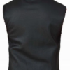 Leather Motorcycle Vest - Men's - Up To 8XL - Zipper Front - 6659-00-UN