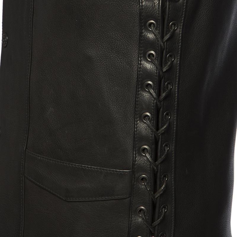 Deadwood - Men's Leather Western Vest - FIM644CPM-FM