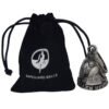 Motorcycle Ride Bell - 3D - Skull With Rebel Flag - Spirit Bell - Gremlin - DBL17-L-DL