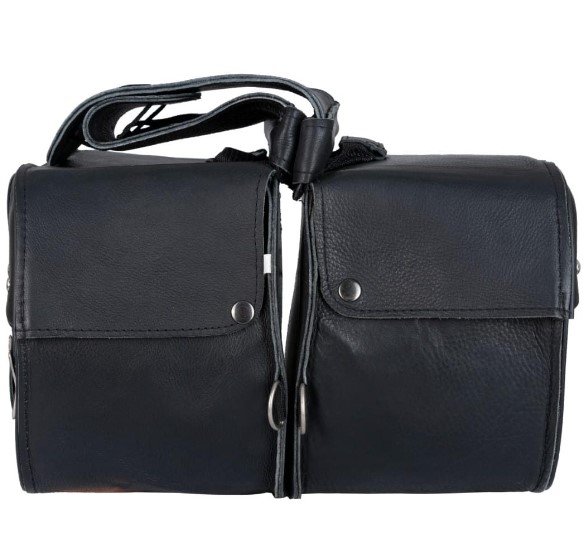 Saddlebags - Leather - Studs - Motorcycle Luggage - SD4079-STUD-LEATHER-DL