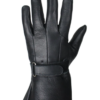 Leather Motorcycle Gloves - Men's - Deer Skin - Gauntlet - Biker - GLD118-22-DL