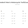 Leather and Twill Motorcycle Jacket - Men's - Up To Size 5XL - Biker Jacket - Daredevil- FIM260TW-FM
