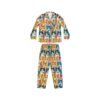Colorful Cats - Multiple Colors - Women's Satin Pajamas (AOP)