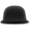 Novelty Motorcycle Helmet - Dull Flat Black - German - 1004B-DH