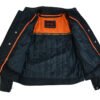 Leather Motorcycle Jacket - Crossover - Lightweight - Racer - DS768-DS