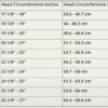 Novelty Motorcycle Helmet - High Gloss Black - German - 1004A-DH Size Chart