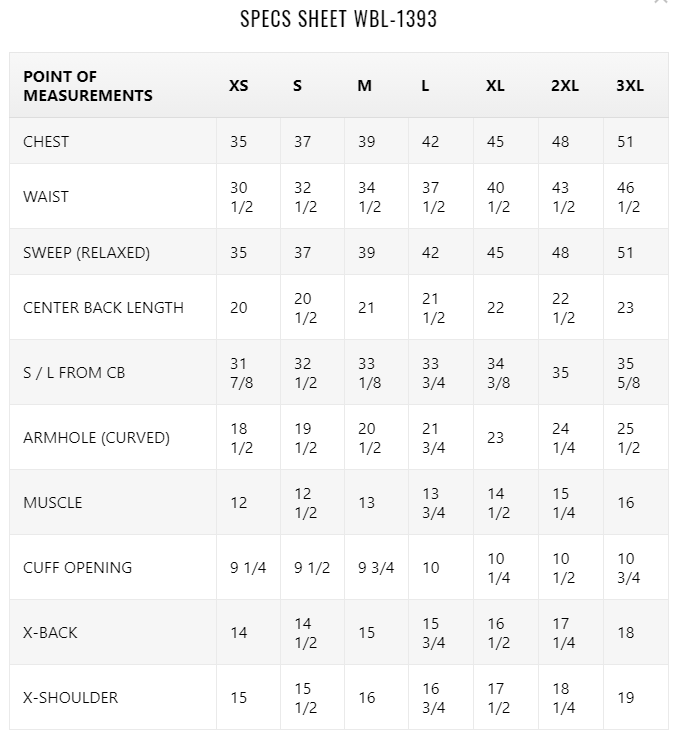 Size Chart for Harper - Women's Leather Motorcycle Jacket - Sangria or Autumn - WBL1393-WB